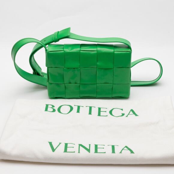 Bottega Veneta Cassette Mini Leather Messenger Bag - Picture 1 of 9